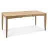 Bentley Designs Bergen Oak 4-6 Extension Table- extended front angle