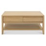 Bentley Designs Bergen Oak Coffee Table with Drawer- front on