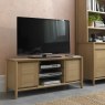 Palermo Oak Entertainment Unit - Grade A3 - Ref #0365 Palermo Oak Entertainment Unit - Grade A3 - Ref #0365