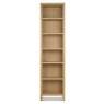 Bentley Designs Bergen Oak Narrow Bookcase- front on