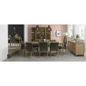 Palermo Oak Uph Chair - Black Gold Fabric (Pair) Palermo Oak Uph Chair - Black Gold Fabric (Pair)