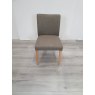 Palermo Oak Uph Chair - Black Gold Fabric (Single) - Return Item - Grade A3 - Ref #0325 Palermo Oak Uph Chair - Black Gold Fabric (Single) - Return Item - Grade A3 - Ref #0325