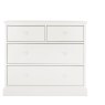 Rivendell White 2+2 Drawer Chest Rivendell White 2+2 Drawer Chest