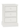 Rivendell White 3 Drawer Nightstand Rivendell White 3 Drawer Nightstand