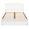Rivendell White Slatted Bedstead Small Double 122cm Rivendell White Slatted Bedstead Small Double 122cm