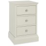 Rivendell Soft Grey 3 Drawer Nightstand - Grade A2 - Ref #0360 Rivendell Soft Grey 3 Drawer Nightstand - Grade A2 - Ref #0360