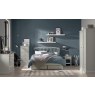 Rivendell Soft Grey Slatted Bedstead Double 135cm Rivendell Soft Grey Slatted Bedstead Double 135cm