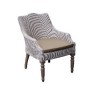 Leon Carver - Palestone with Cushion & Wooden Legs