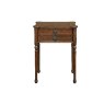 Powerscourt Dark Burl Small Console Table With 2 Drawers