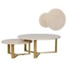 Leo Coffee Table Set - Marble Top