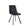 Vintage Black Pu Chair with Metal Leg Vintage Black Pu Chair with Metal Leg