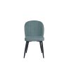 Clio Light Green Fabric Chair with Antracite Grey Metal Leg