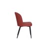 Clio Red Fabric Chair with Antracite Grey Metal Leg Clio Red Fabric Chair with Antracite Grey Metal Leg