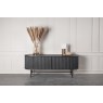 Velvet HIFI Sideboard with 2 Doors with Plug for Wires Velvet HIFI Sideboard with 2 Doors with Plug for Wires