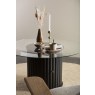 Velvet Coffee Table with Glass Top - 100cm Velvet Coffee Table with Glass Top - 100cm